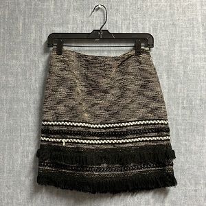 Black and white skirt